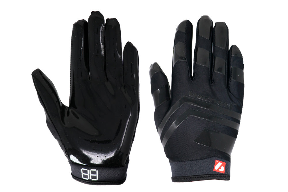 FRG-03 American Football Handschuhe Empfänger Receiver Profi, RE,DB,RB, Schwarz