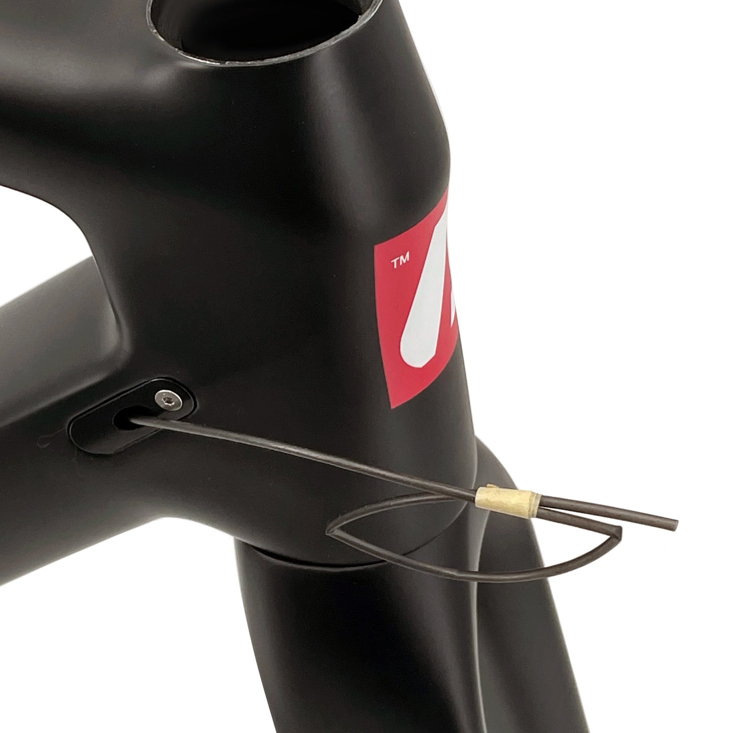 BDC-01 Carbon Disc Fahrradrahmen, Schwarz, Weiß