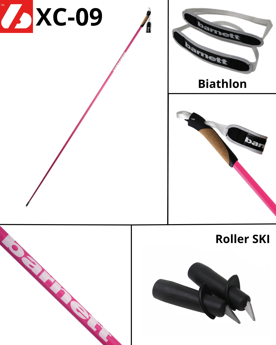 XC-09 Profi Carbon Skistöcke 100% Carbonstöcke