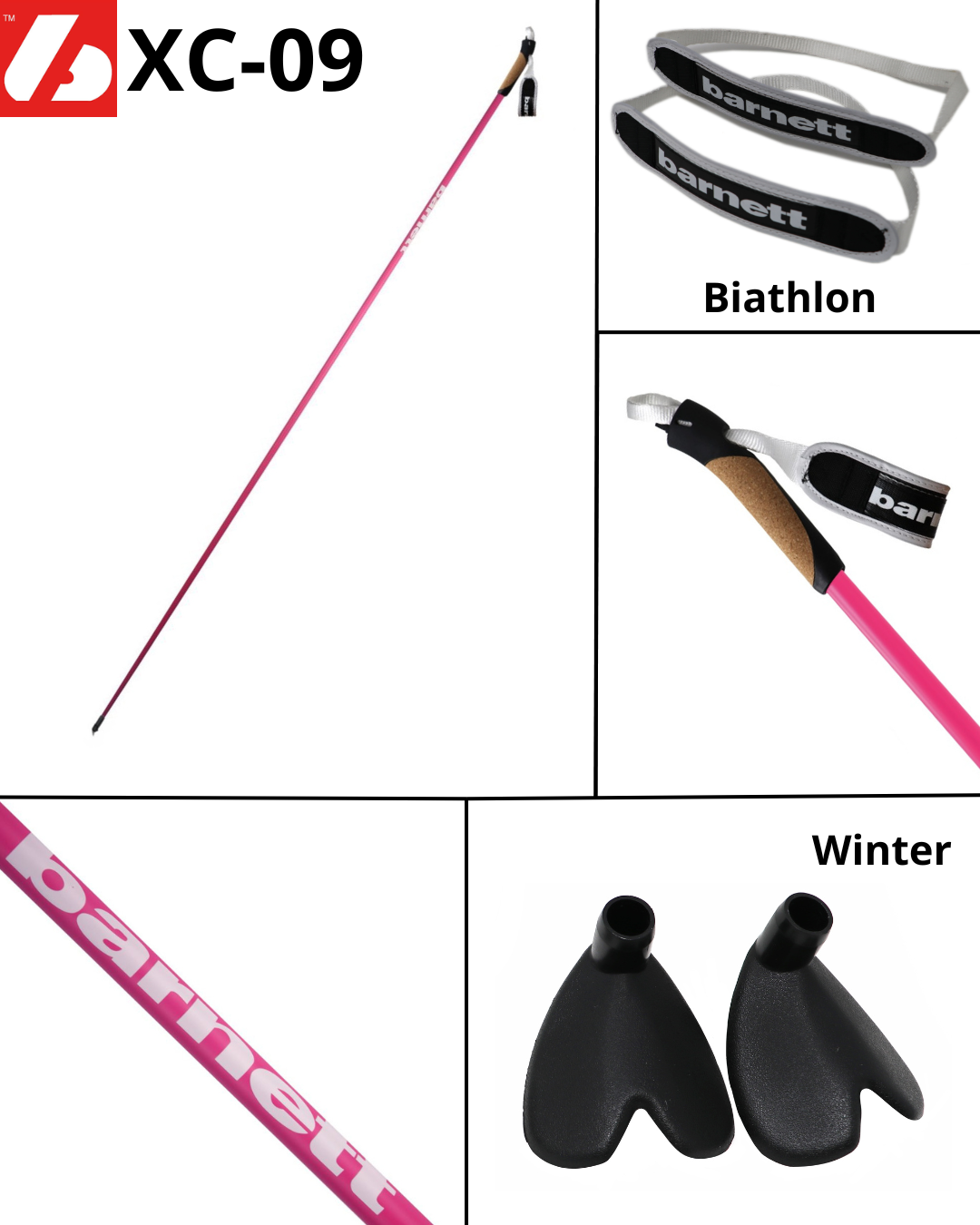 XC-09 Profi Carbon Skistöcke 100% Carbonstöcke