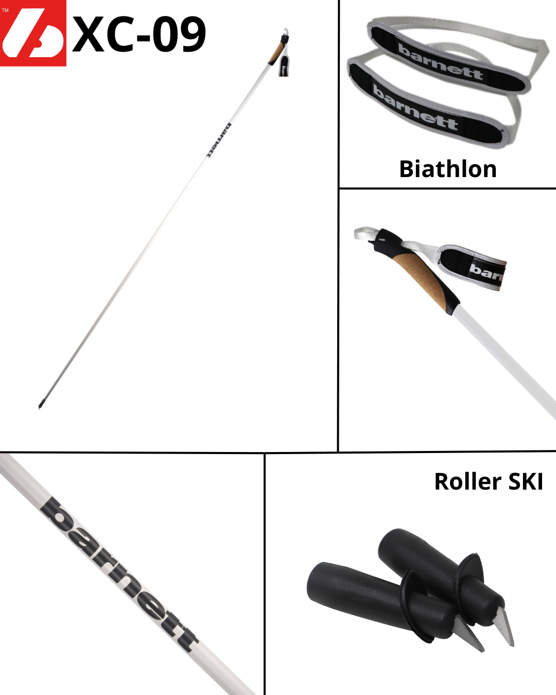 XC-09 Profi Carbon Skistöcke 100% Carbonstöcke