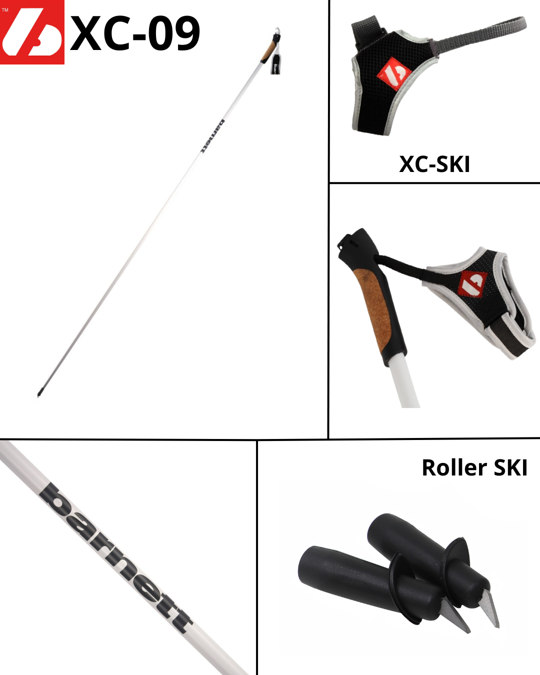 XC-09 Profi Carbon Skistöcke 100% Carbonstöcke