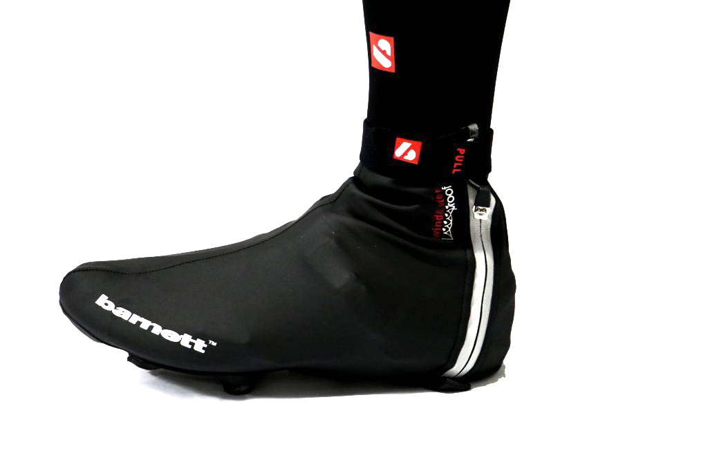 BSP-05 Fahrrad-Überschuhe, wasserabstoßend, Neongelbe, Schwarz