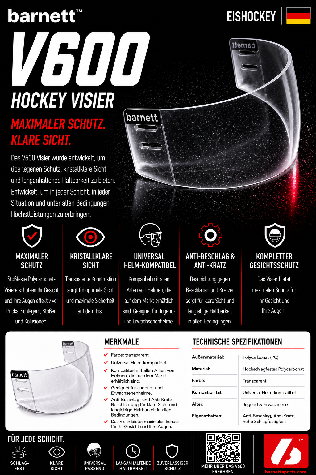 V600 Visier Einshockey