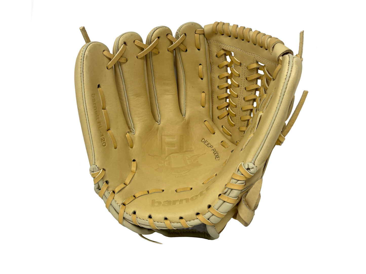 FL-120 Baseballhandschuh aus hochwertigem Leder Infield / Outfield / Pitcher 12 , Beige