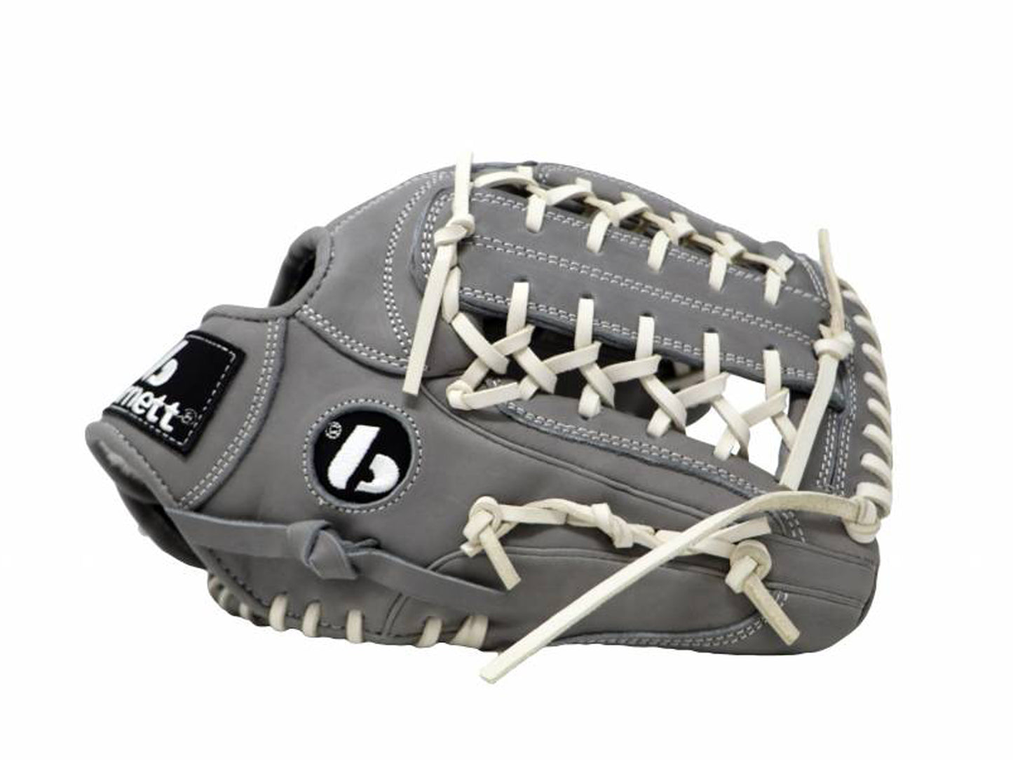 FL-125 hochwertiger Leder Baseballhandschuh Infield / Outfield / Pitcher, grau