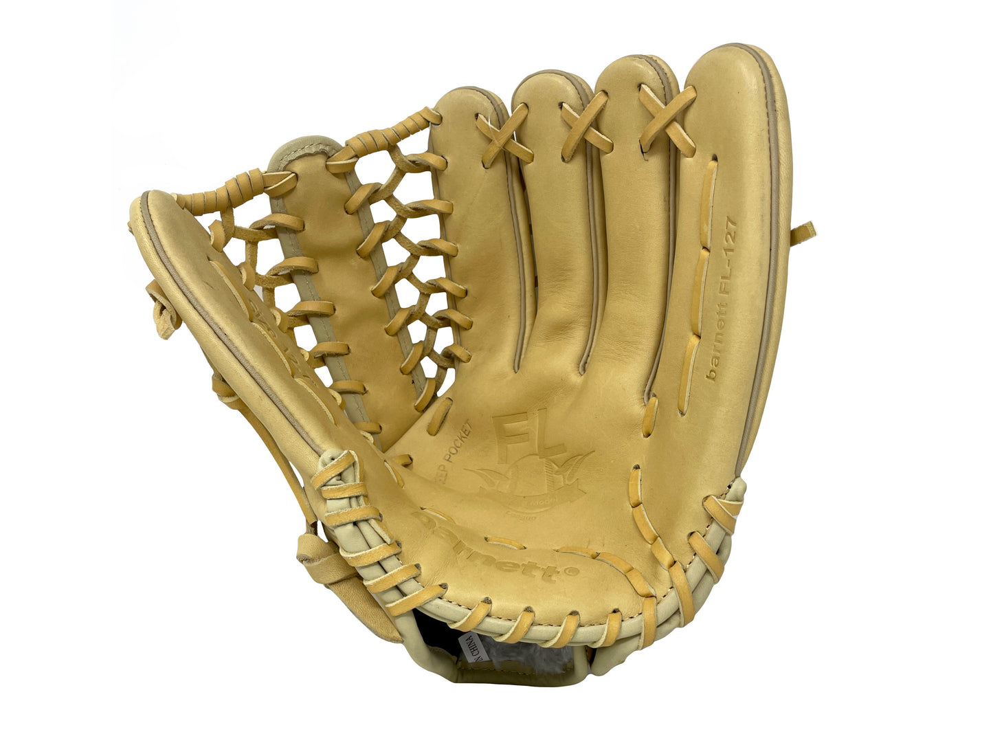 FL-127 hochwertiger Leder Baseballhandschuh Infield / Outfield / Pitcher, Beige