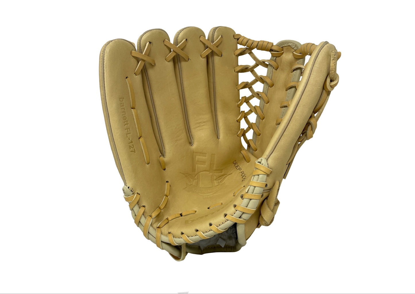 FL-127 hochwertiger Leder Baseballhandschuh Infield / Outfield / Pitcher, Beige