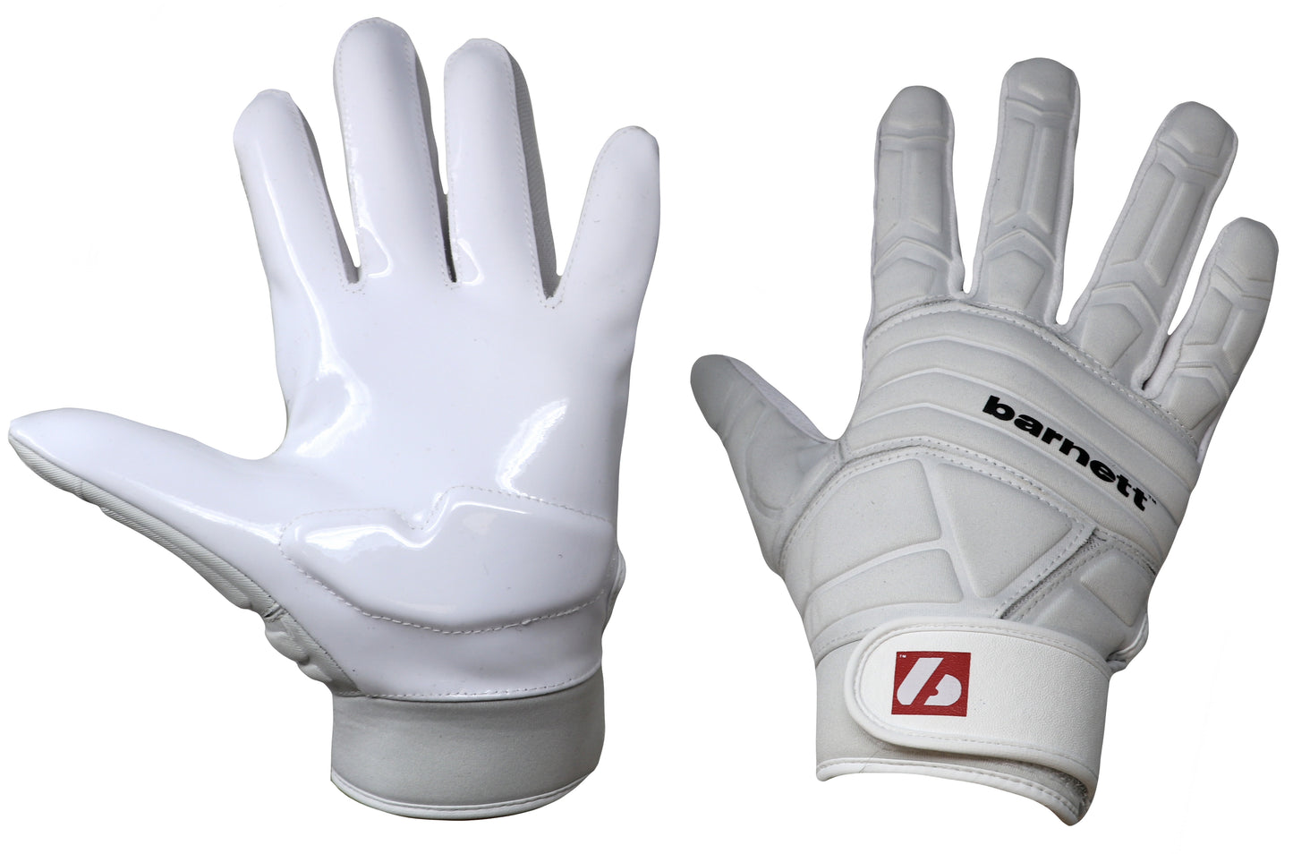 FLG-03 American Football Handschuhe Linemen Profi, OL,DL, Weiß