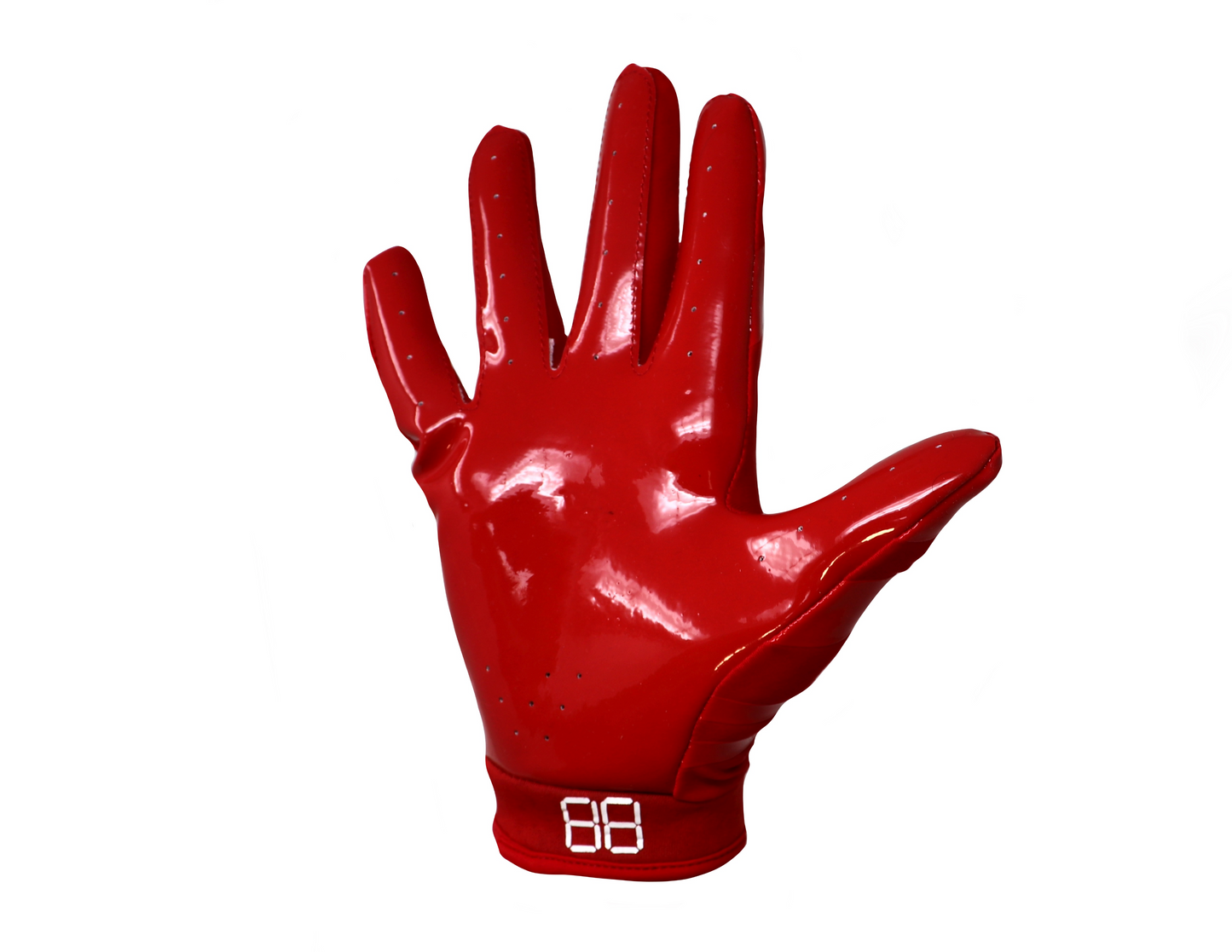 FRG-03 American Football Handschuhe Empfänger Receiver Profi, RE,DB,RB, Rot