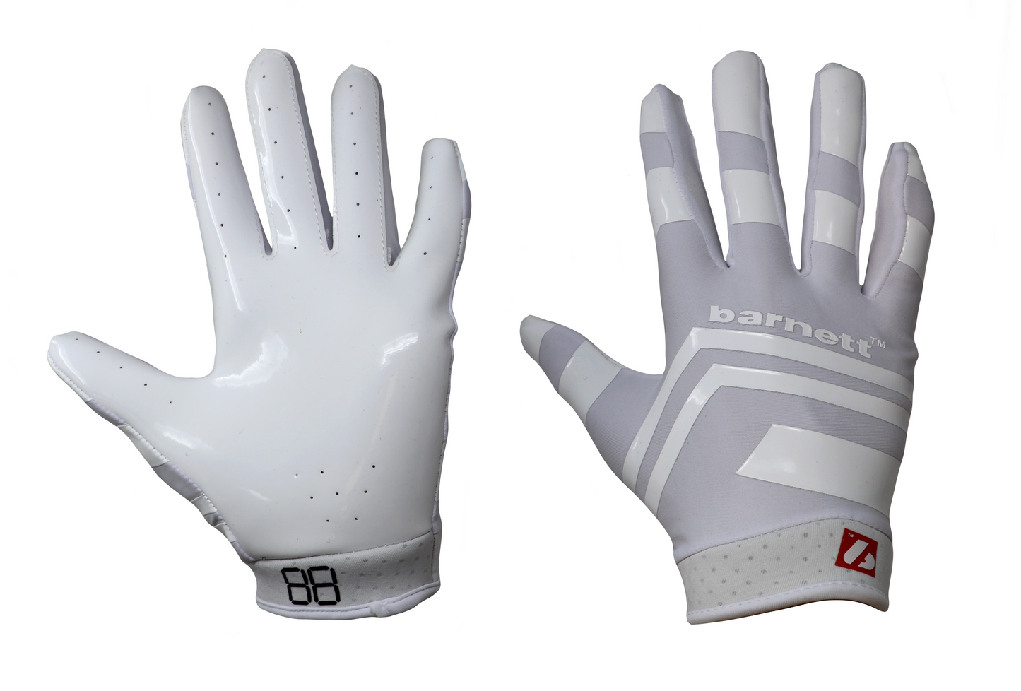 FRG-03 American Football Handschuhe Empfänger Receiver Profi, RE,DB,RB, Weiß