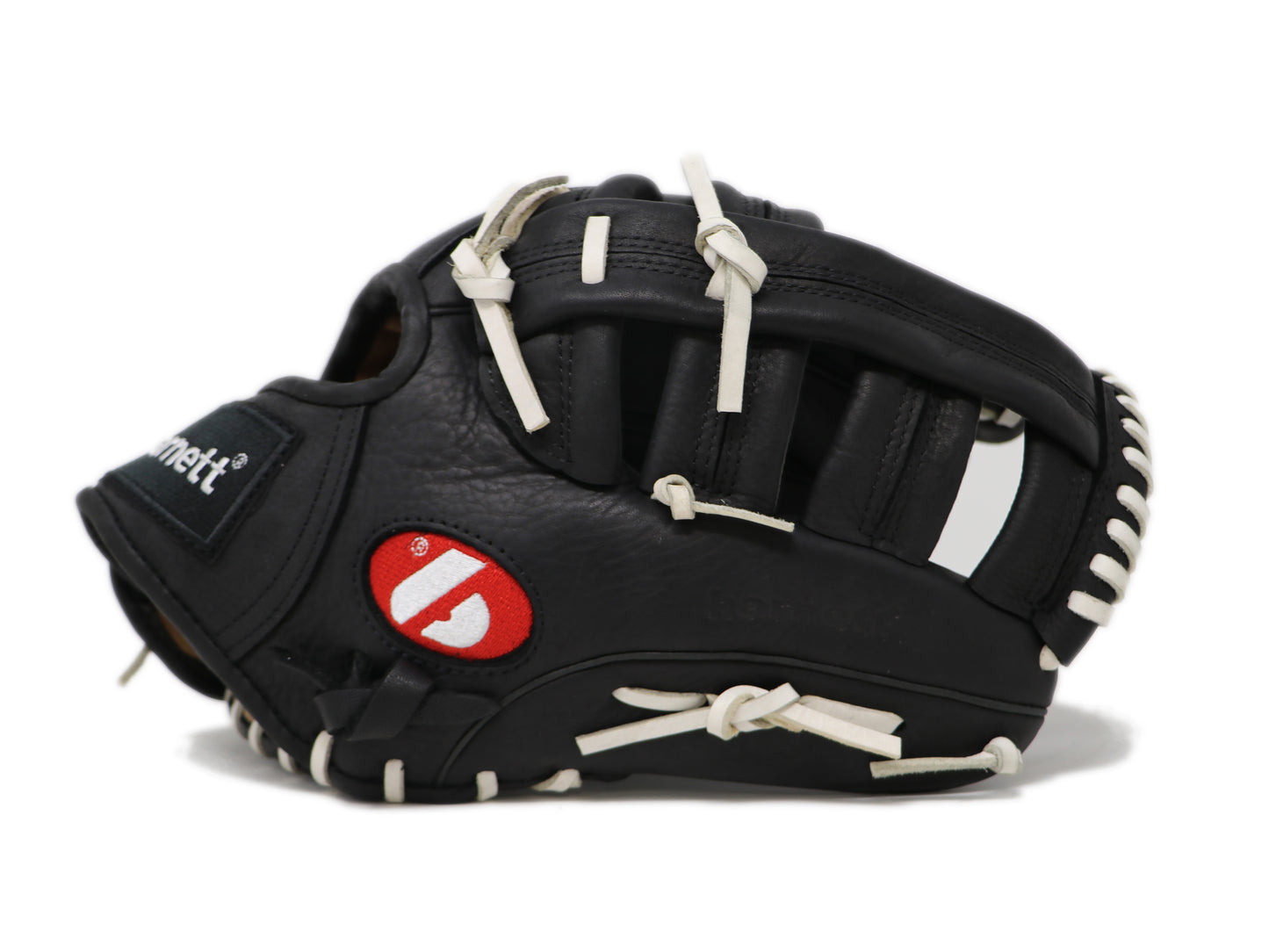 GL-130 Baseball Handschuh, Echtleder, Wettkampf, Outfield & Softball Größe 13 (inch), schwarz