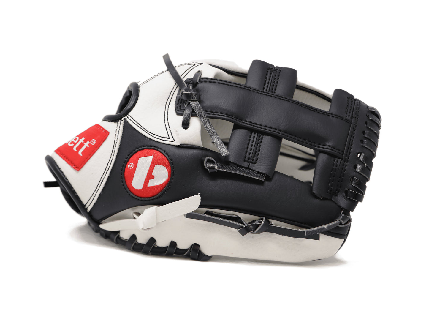 JL-110, Baseballhandschuh, Außenfeld, Polyurethan, Größe 11 ", Weiß