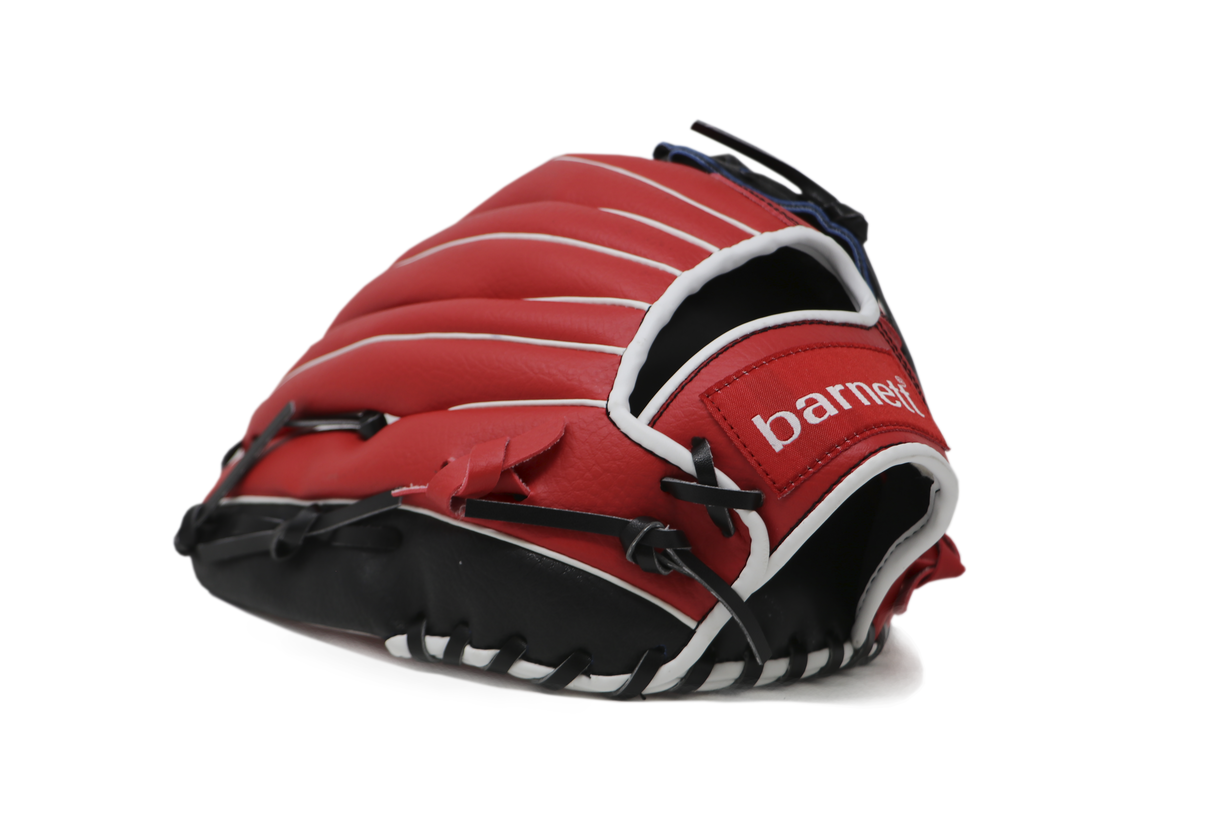 JL-120 Baseballhandschuh, Außenfeld, Polyurethan, Größe 12,5", Rot