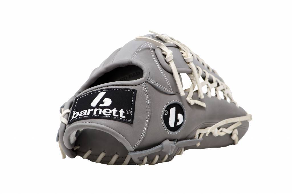 FL-127 hochwertiger Leder Baseballhandschuh Infield / Outfield / Pitcher, grau -