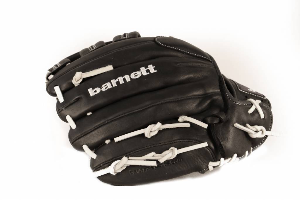GL-130 Baseball Handschuh, Echtleder, Wettkampf, Outfield & Softball Größe 13 (inch), schwarz