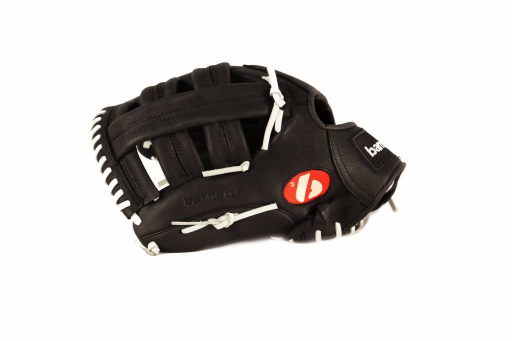 GL-130 Baseball Handschuh, Echtleder, Wettkampf, Outfield & Softball Größe 13 (inch), schwarz