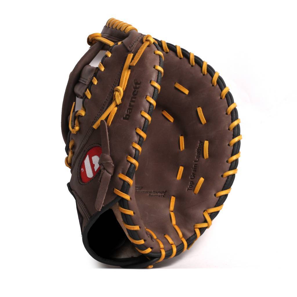 GL-301 Baseball Handschuh Erster Base (First Base) Erwachsene, Echtleder, Wettkampf, Braun