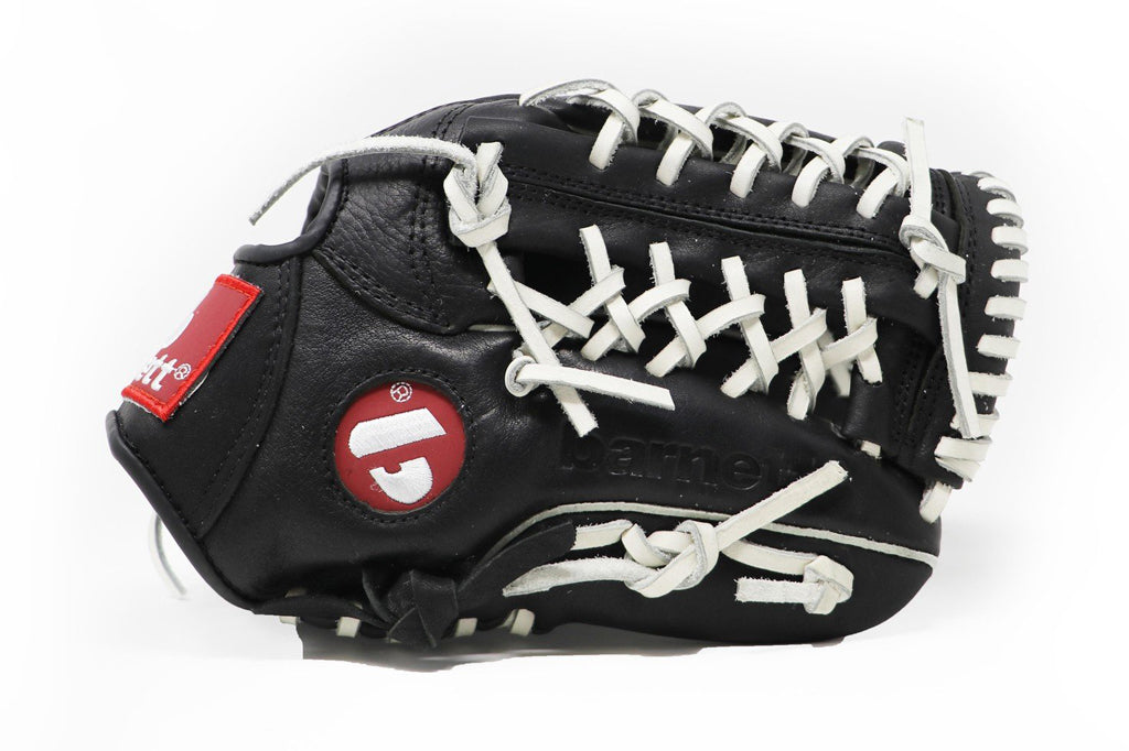 GL-115 Baseball Handschuh, Echtleder, Wettkampf, Infield, Größe 11,5(inch) schwarz