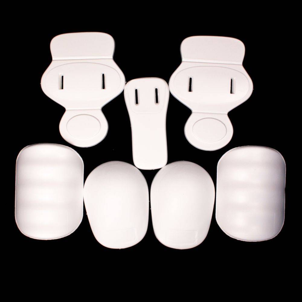 FKJ-01 Set mit 7 Schutzteilen, Einheitsgröße, Weiß