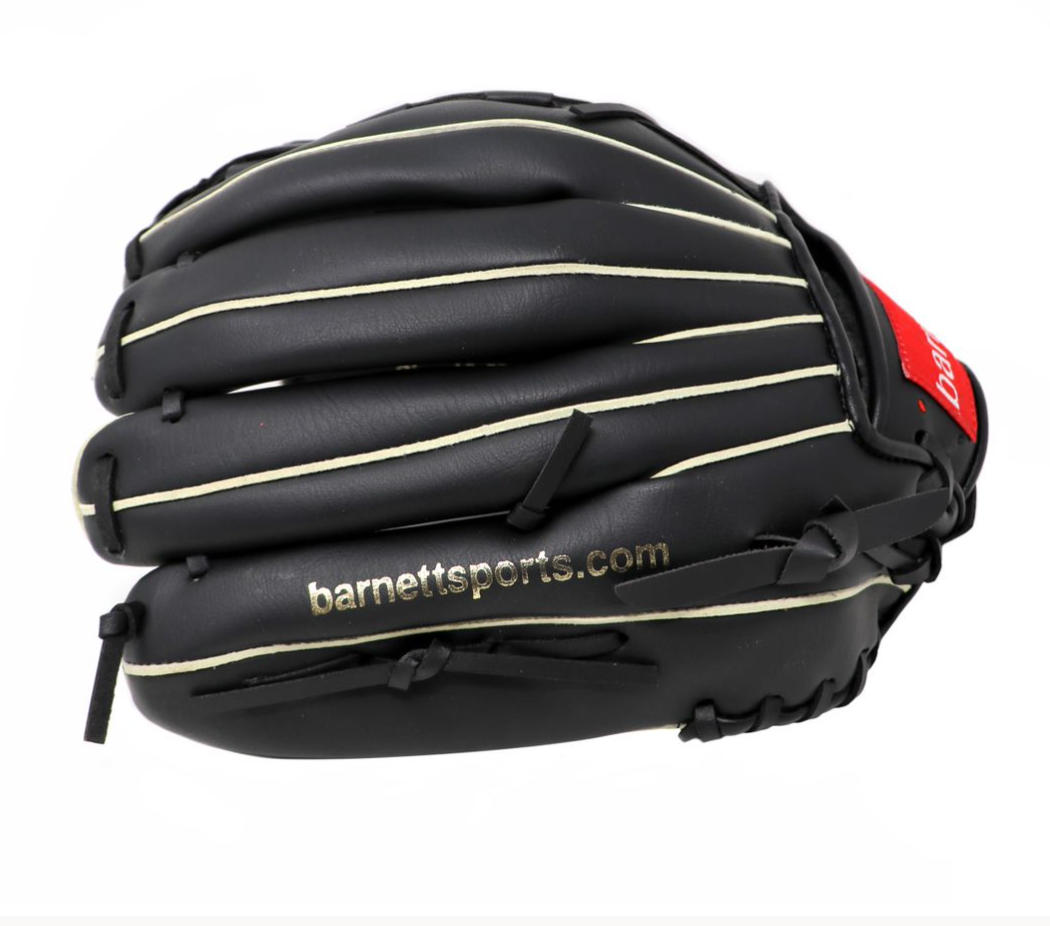 JL-125 Baseball Handschuh, Polyurethan, Infield/Outfield, Größe 12,5 (inch), schwarz