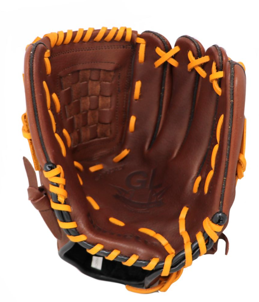 GL-120 Baseball Handschuh, Echtleder, Wettkampf, outfield Größe 12 (inch), braun