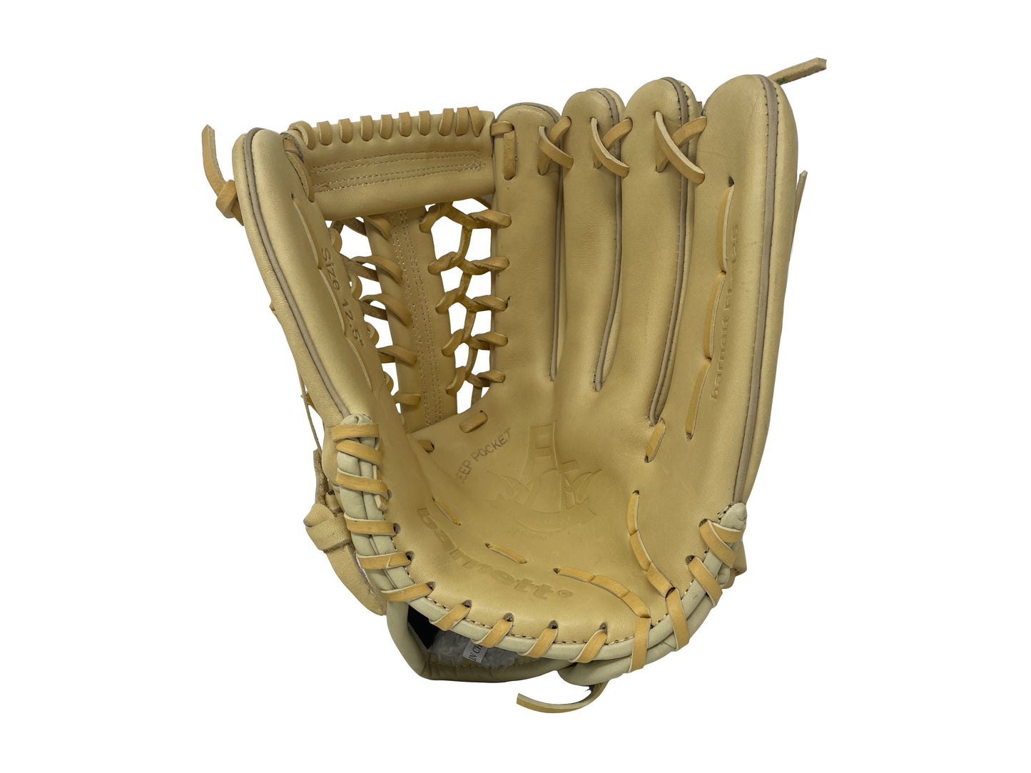 FL-125 hochwertiger Leder Baseballhandschuh Infield / Outfield / Pitcher, Beige