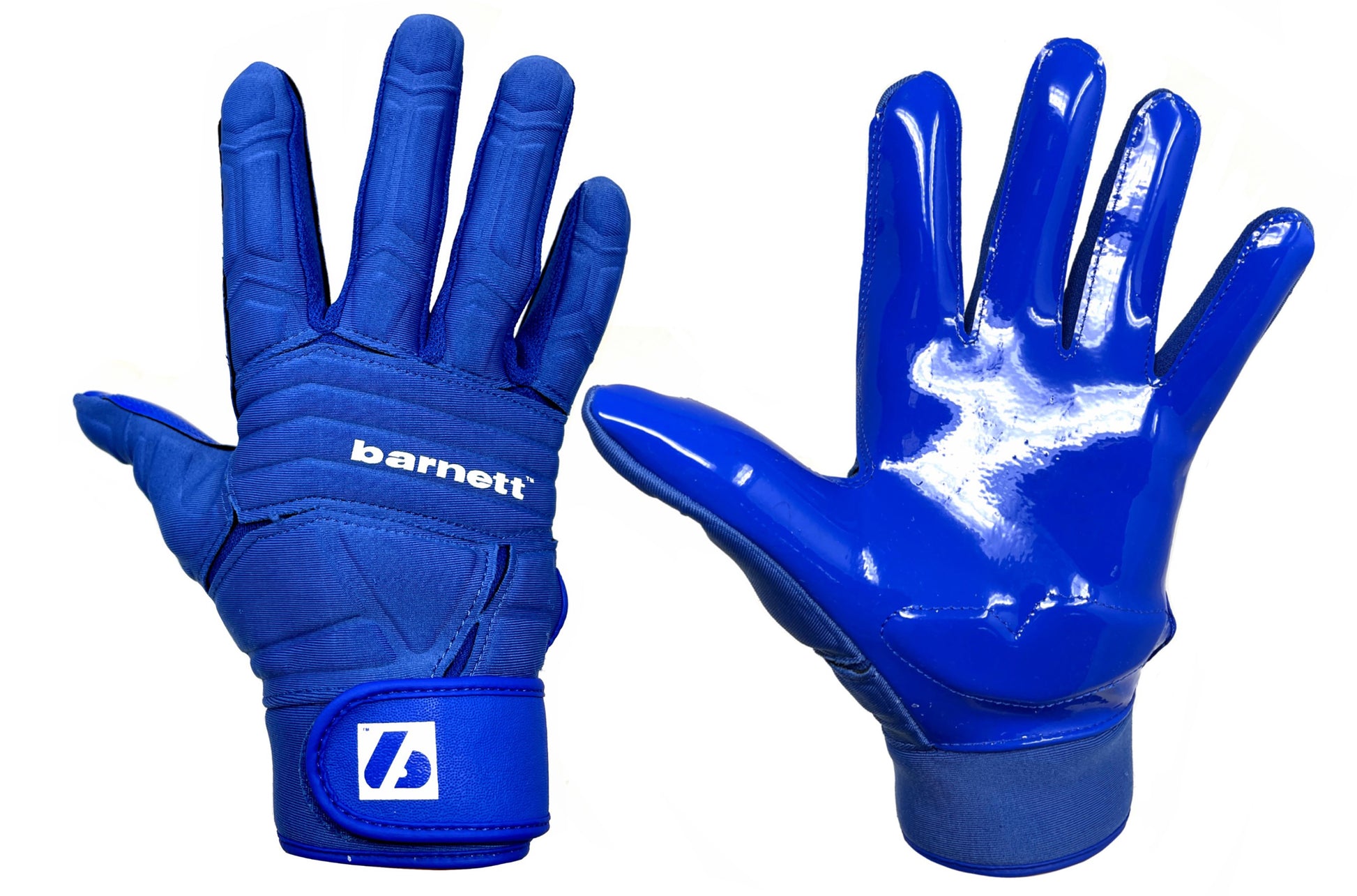FLG-03 Pro Linemen American Football Handschuhe, OL,DL, Blau – barnettdeutschland