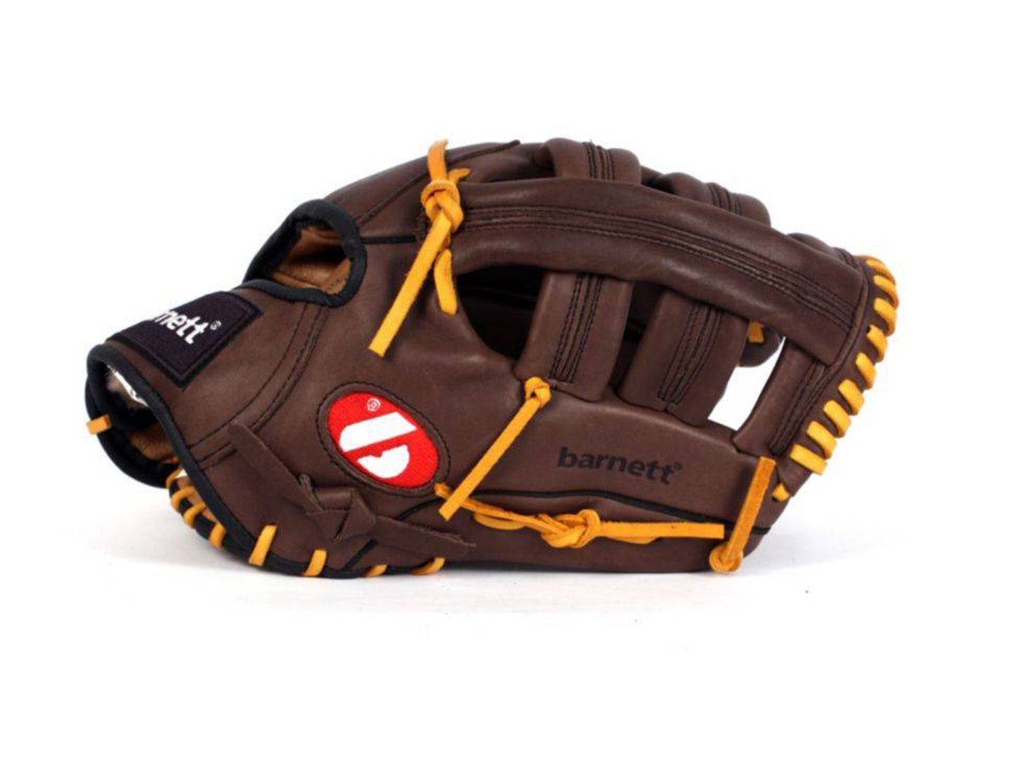 GL-127 Baseball Handschuh, Echtleder, Wettkampf, Outfield & Softball Größe 12,7 (inch), braun