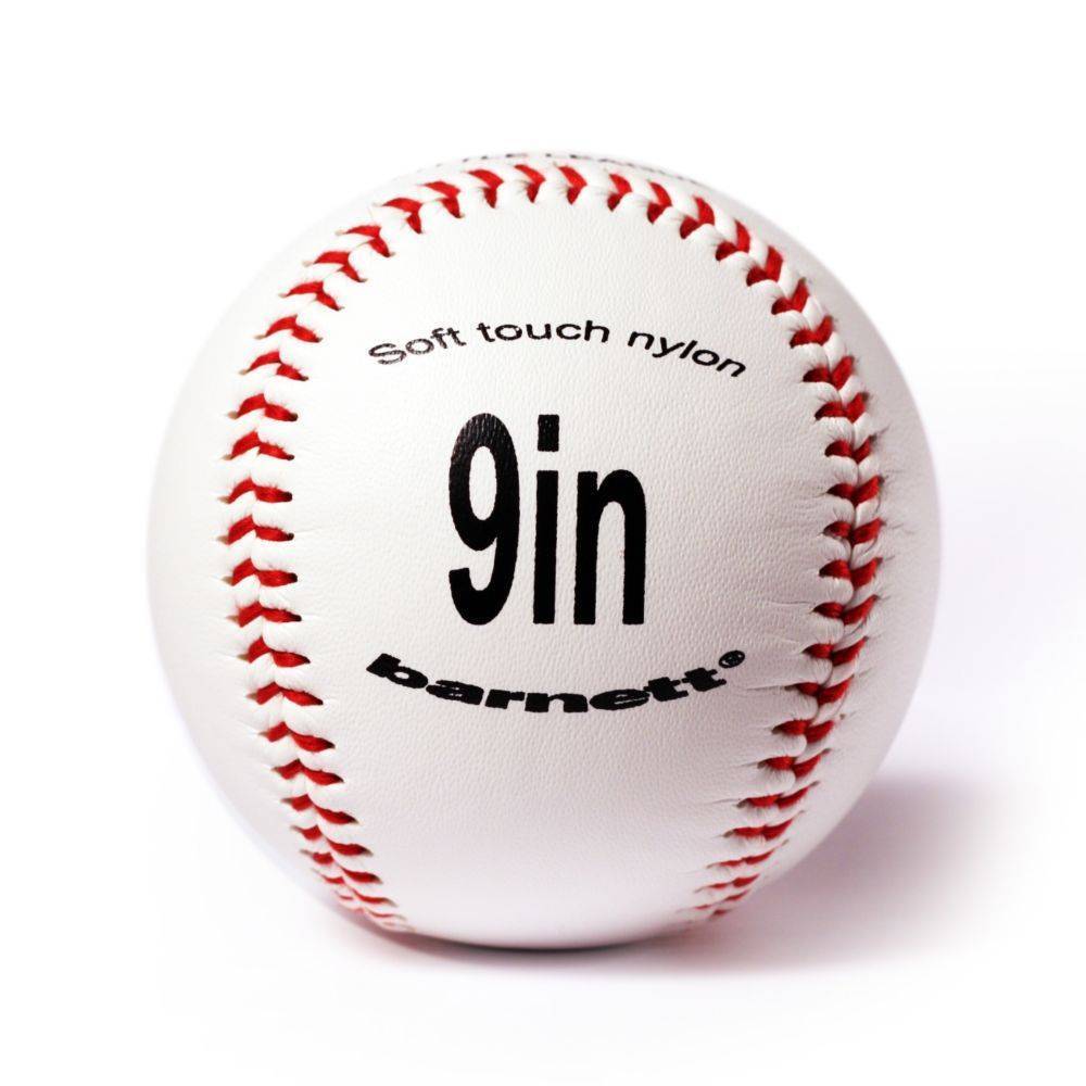BS-1 Baseball Ball Anfänger Baseball, Softtouch, Größe 9" (inch), Farbe weiß, 12 Stück (1 Dutzend)