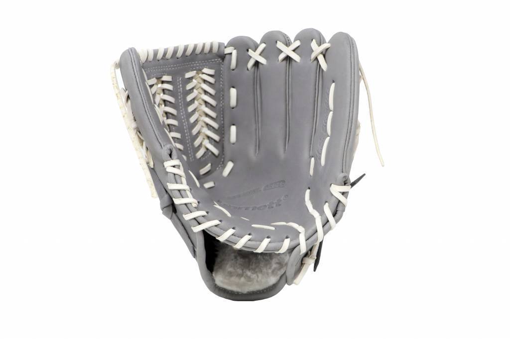 FL-120 Baseballhandschuh aus hochwertigem Leder Infield / Outfield / Pitcher 12 , grau