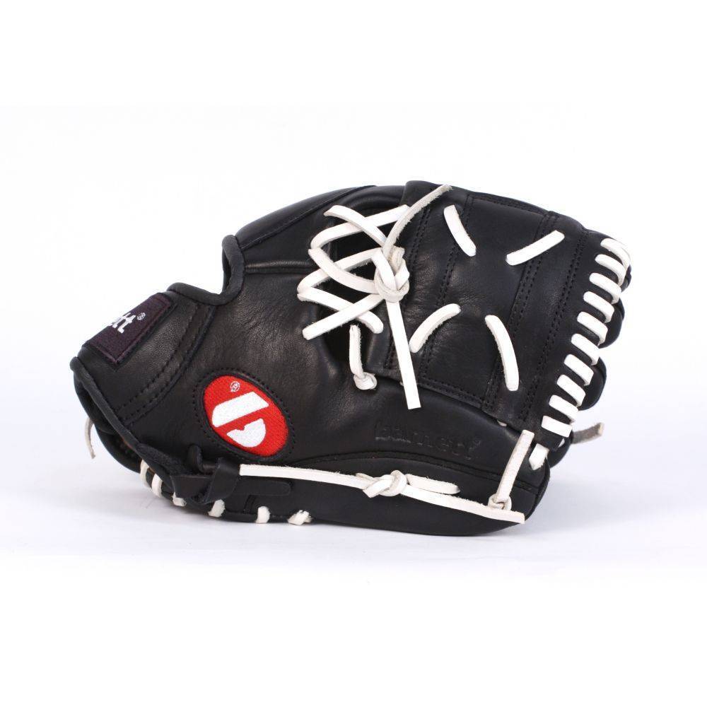 GL-125 Baseball Handschuh, Echtleder, Wettkampf, Outfield & Softball Größe 12,5 (inch), schwarz