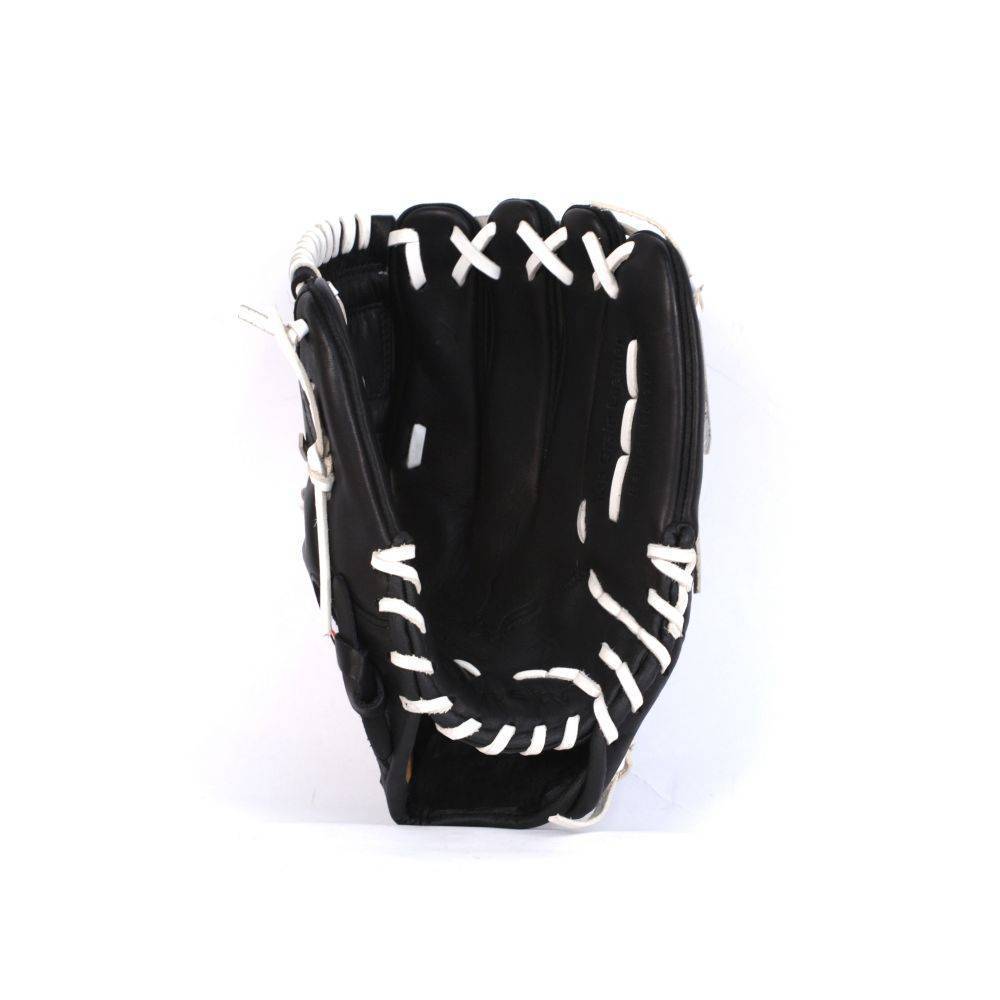 GL-125 Baseball Handschuh, Echtleder, Wettkampf, Outfield & Softball Größe 12,5 (inch), schwarz